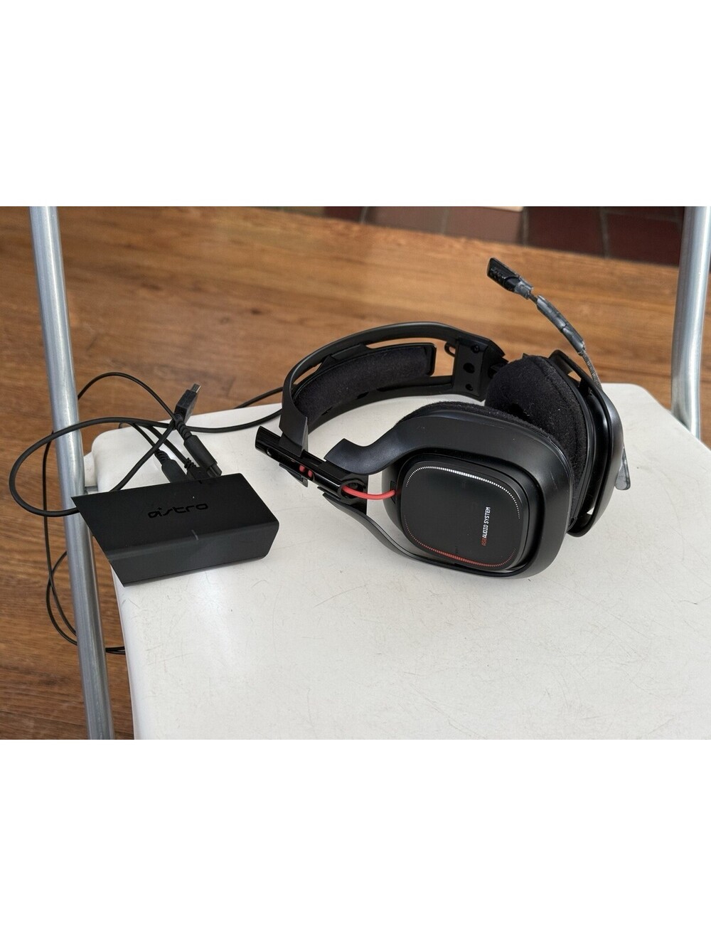 Astro A50 Wireless Over-ear Stereo Gaming Headband Headset with Adapter(untested